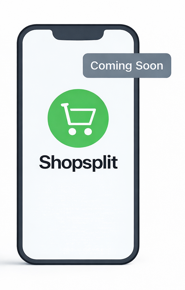 Shopsplit app coming soon